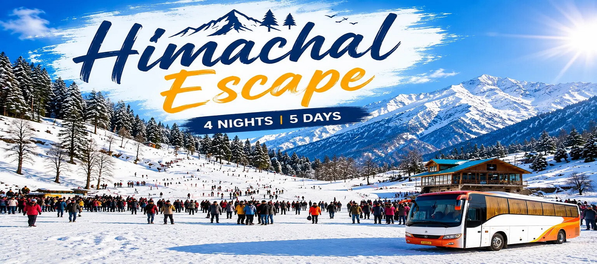 Manali Volvo Bus Tour Package